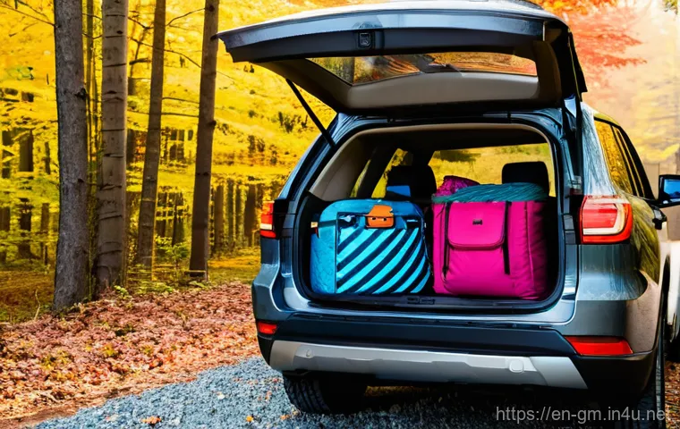 지엠 쉐보레 블레이저와 기아 쏘렌토 비교 - **Prompt:** A diverse, happy family of four – a mother and father in their late 30s, and their two c...