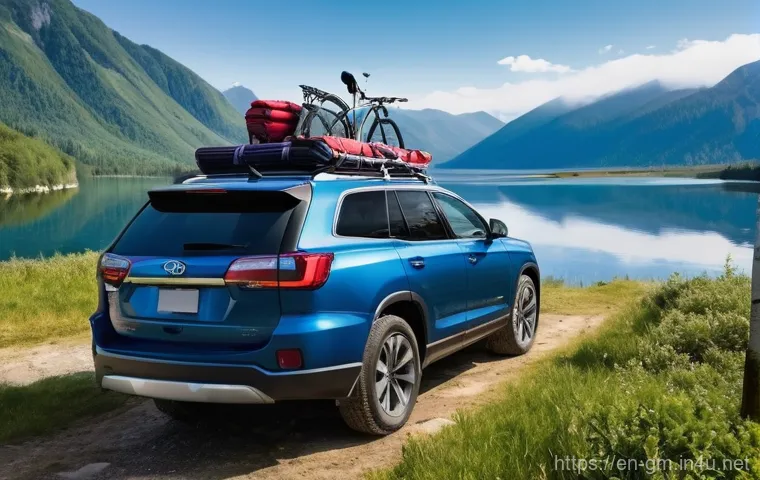 지엠 쉐보레 블레이저와 기아 쏘렌토 비교 - **Prompt:** A confident young woman, approximately 28 years old, with a trendy bob haircut and weari...